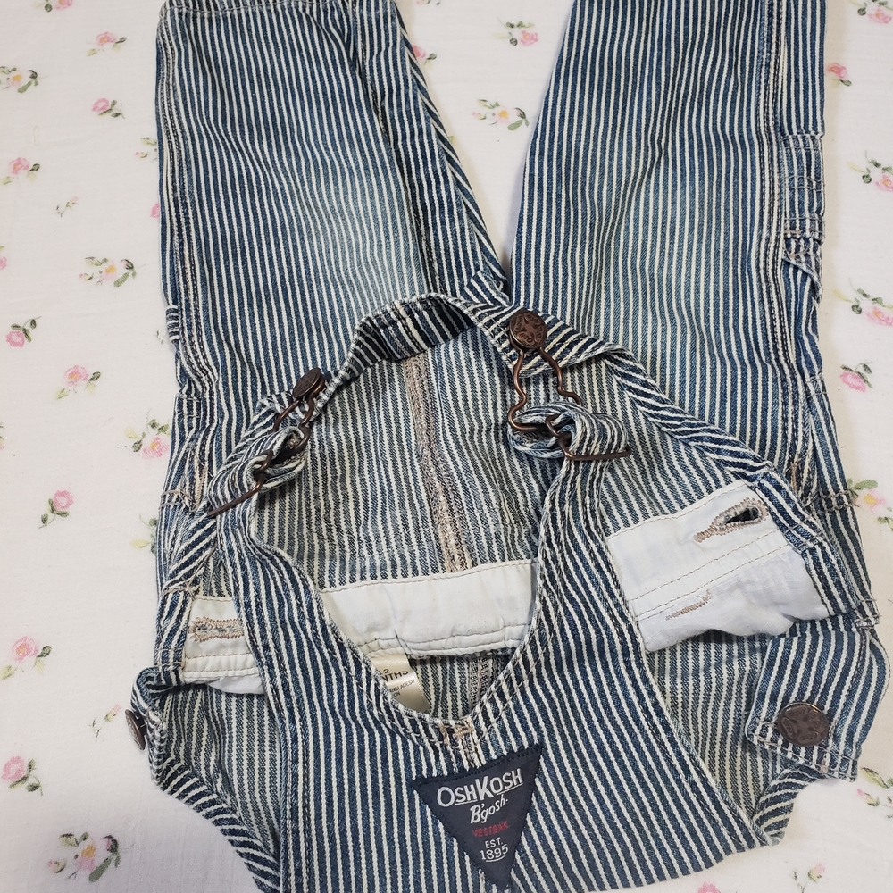 OshKosh Striped Overalls